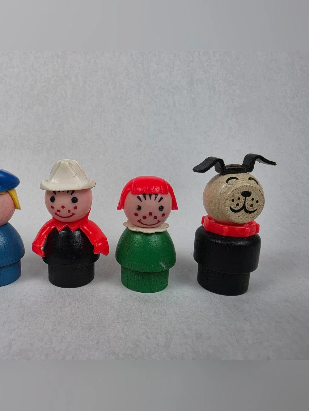 Vintage Fisher Price Little People Wooden Figurines